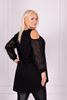 Picture of PLUS SIZE TOP WITH COLD SHOULDER AND FASHION SLEEVE